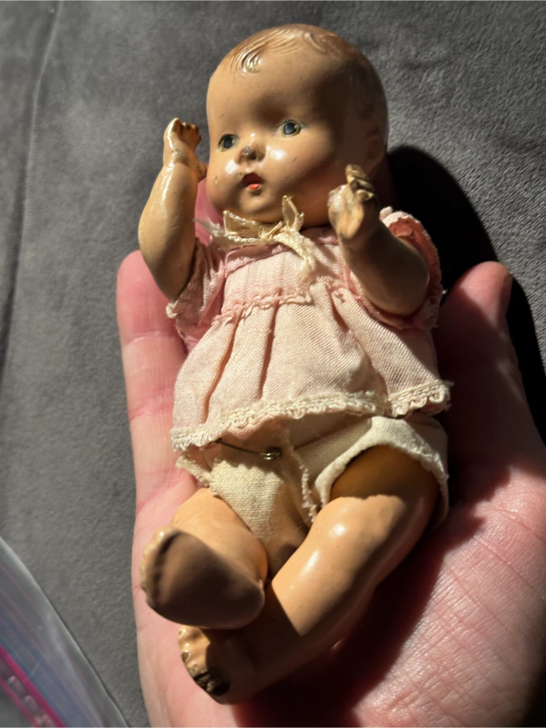 Vintage 1930s Effanbee Baby Tinyette Doll 6"
