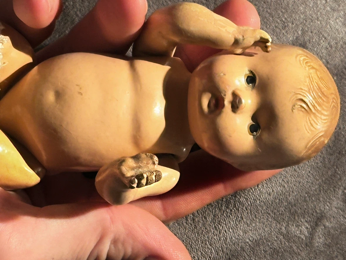 Vintage 1930s Effanbee Baby Tinyette Doll 6" - photo 4