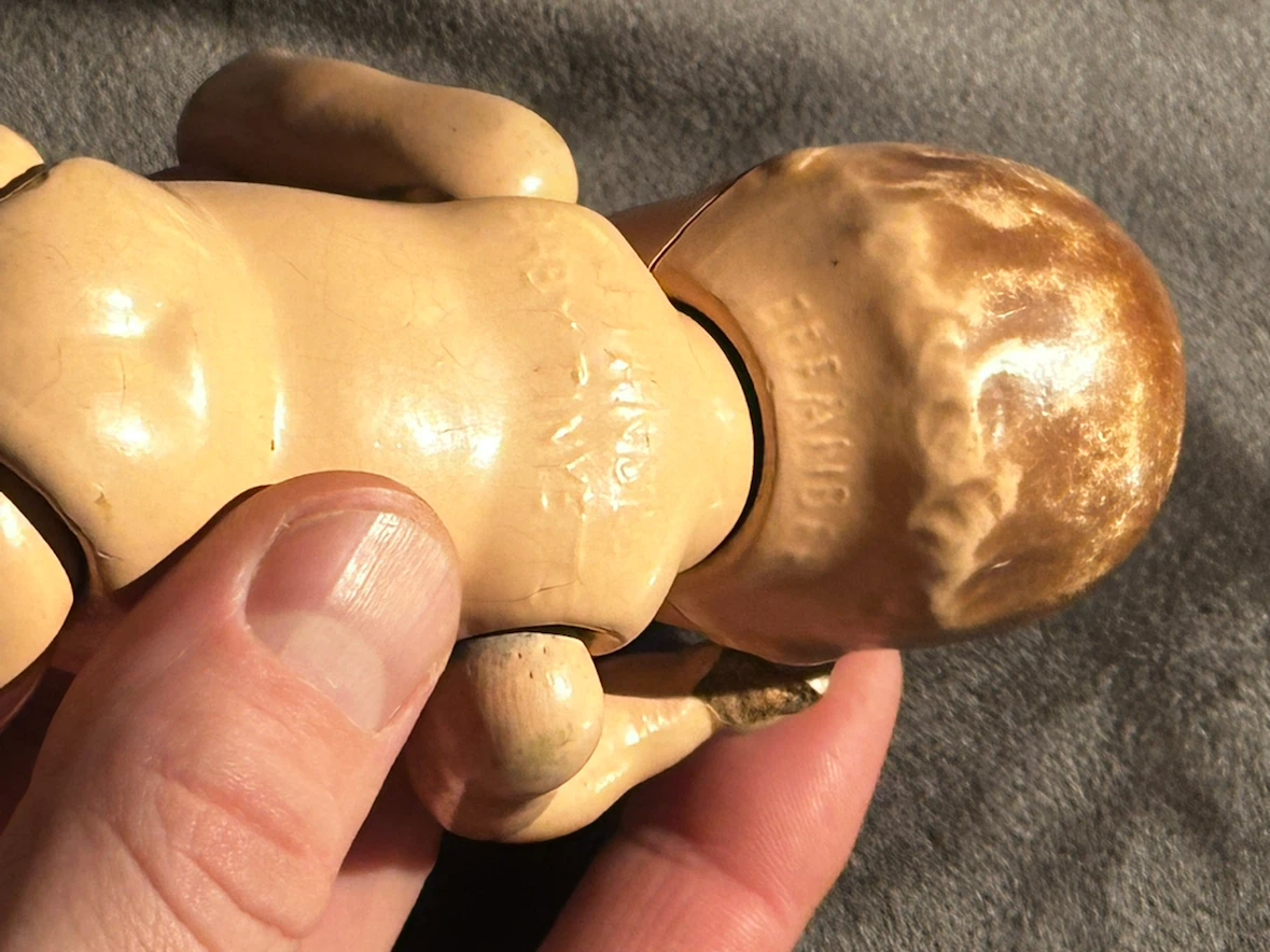 Vintage 1930s Effanbee Baby Tinyette Doll 6" - photo 5