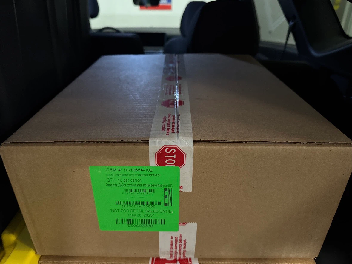 Destined rivals elite trainer box sealed case
