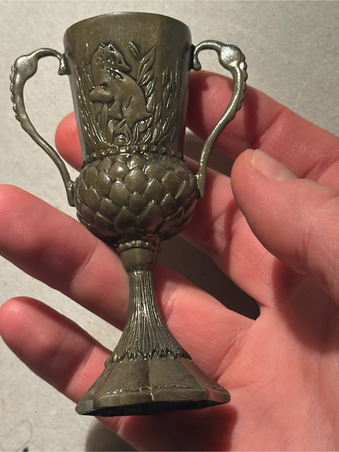 Vintage Hufflepuff Cup Replica 3.75” - photo 3