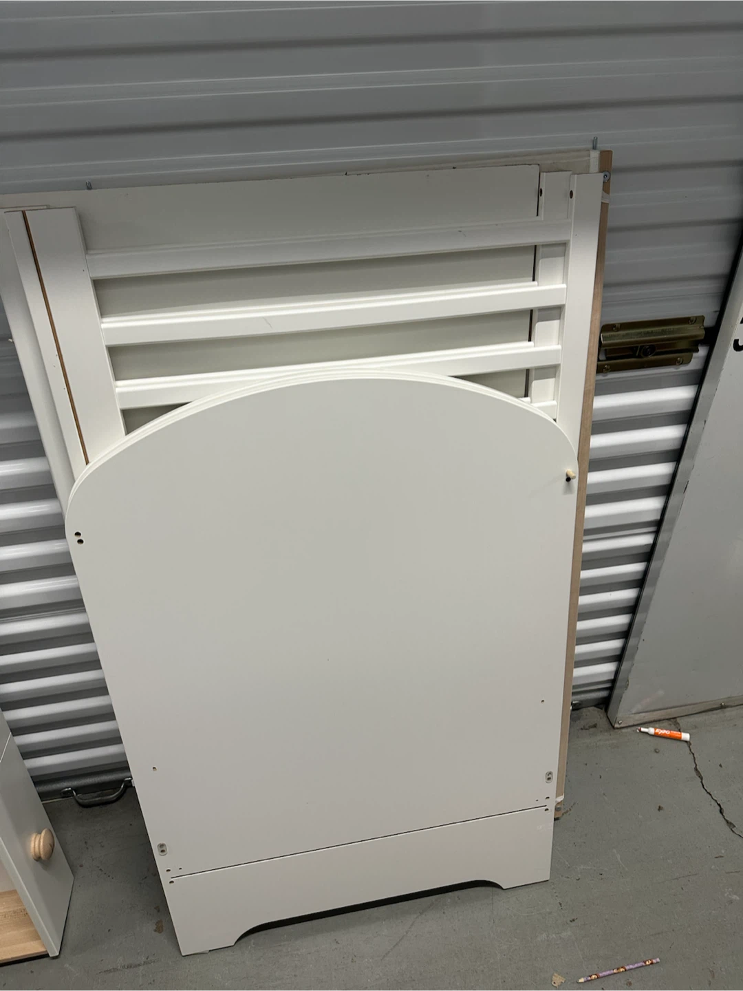 White Wooden Baby Crib - photo 3
