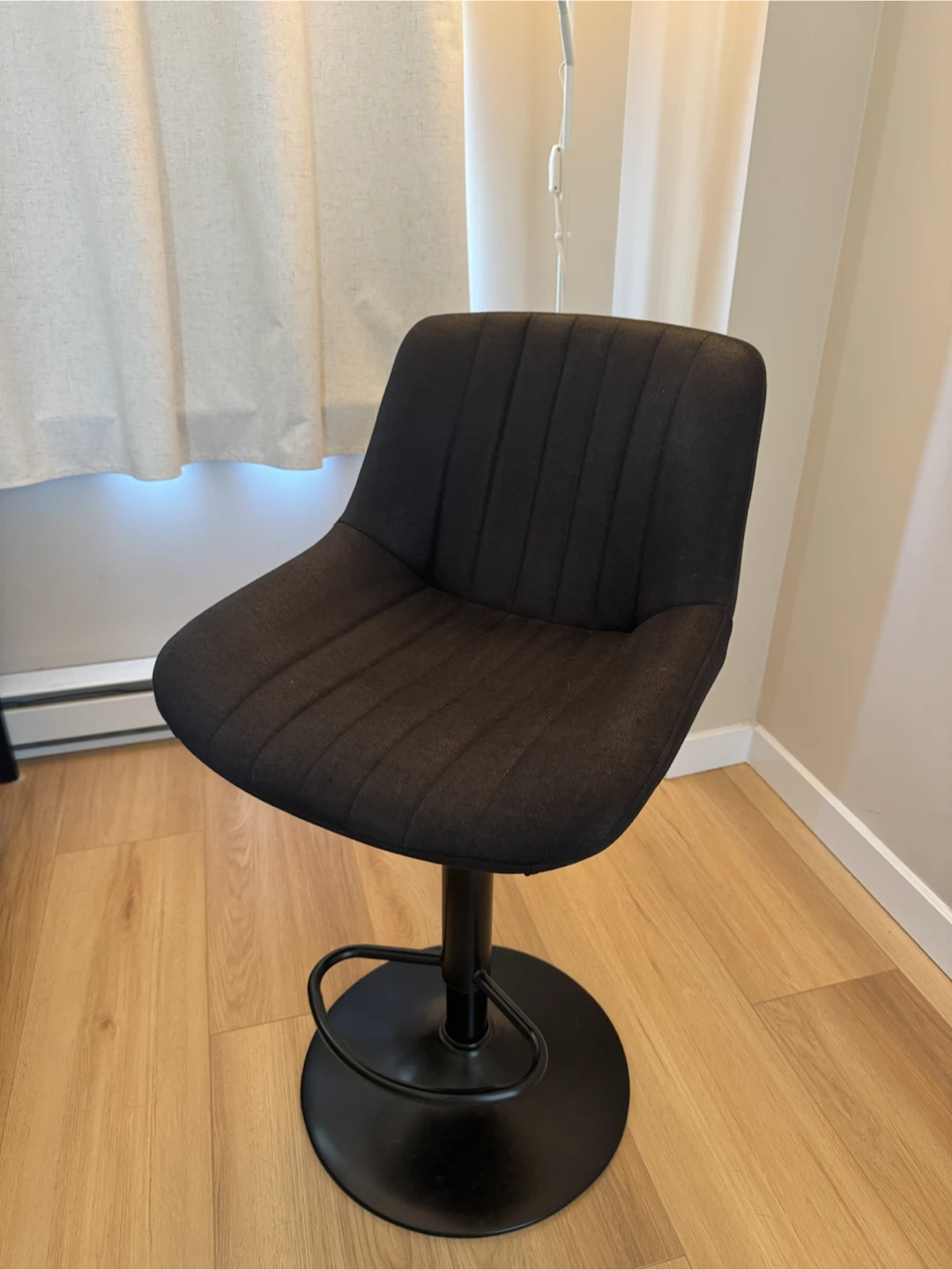 Youhauchair Adjustable Faux Leather Bar Stools