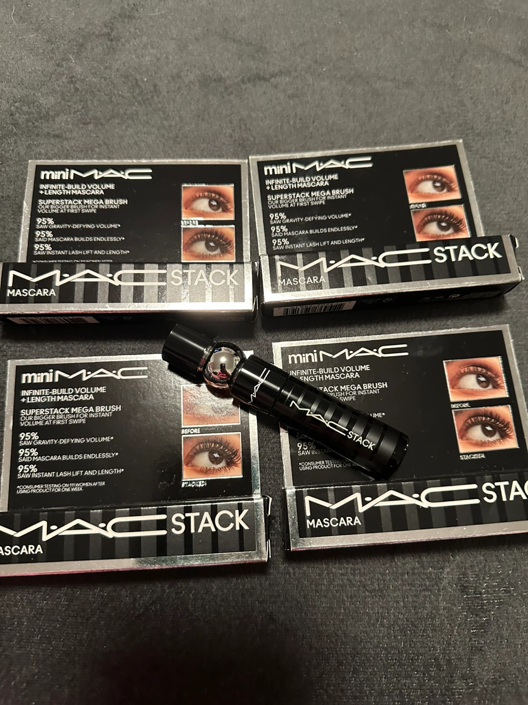 MAC Stack Mascara Mini each $10.00