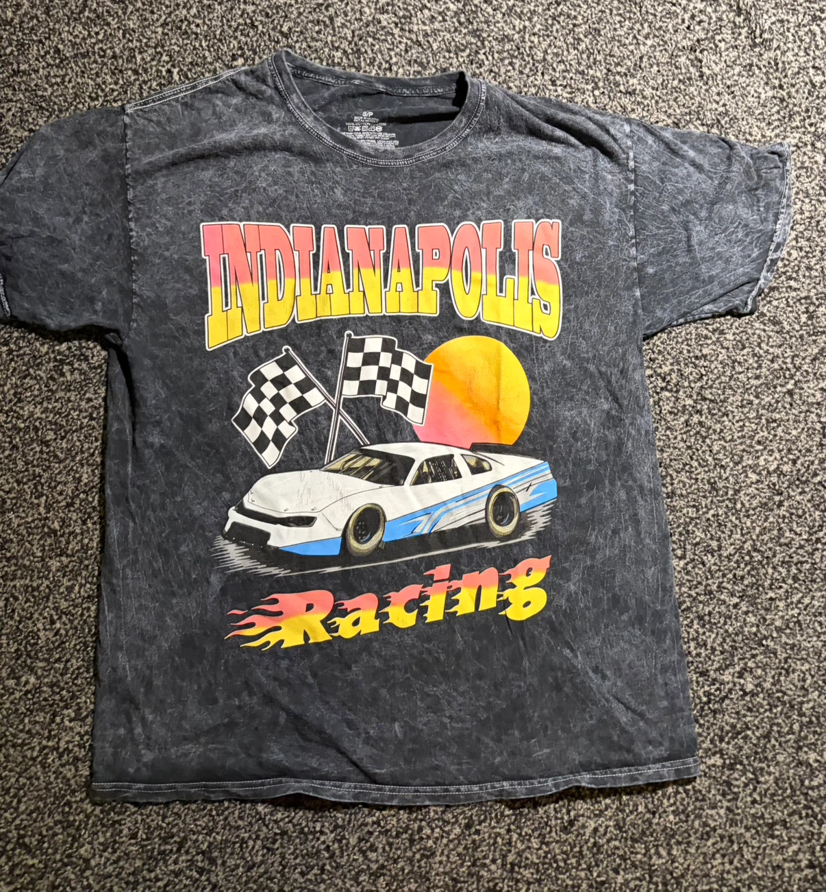 Black graphic shirt
