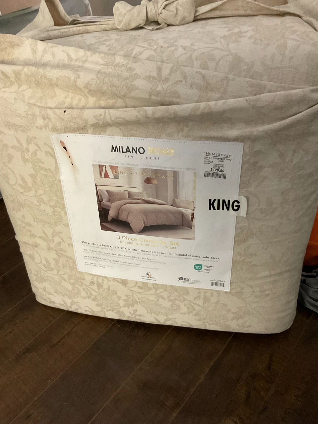 Milano Home King 3-Piece Comforter Set - photo 2