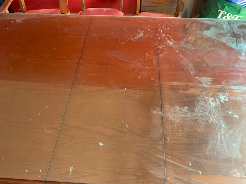 Wooden Dining Table with 8 Chairs - photo 3