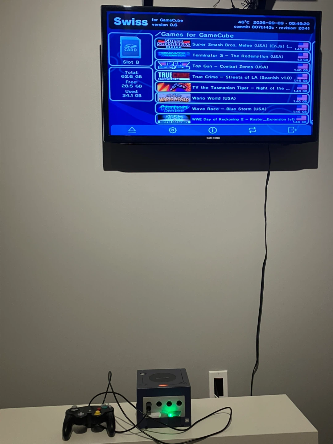 Indigo Nintendo GameCube console