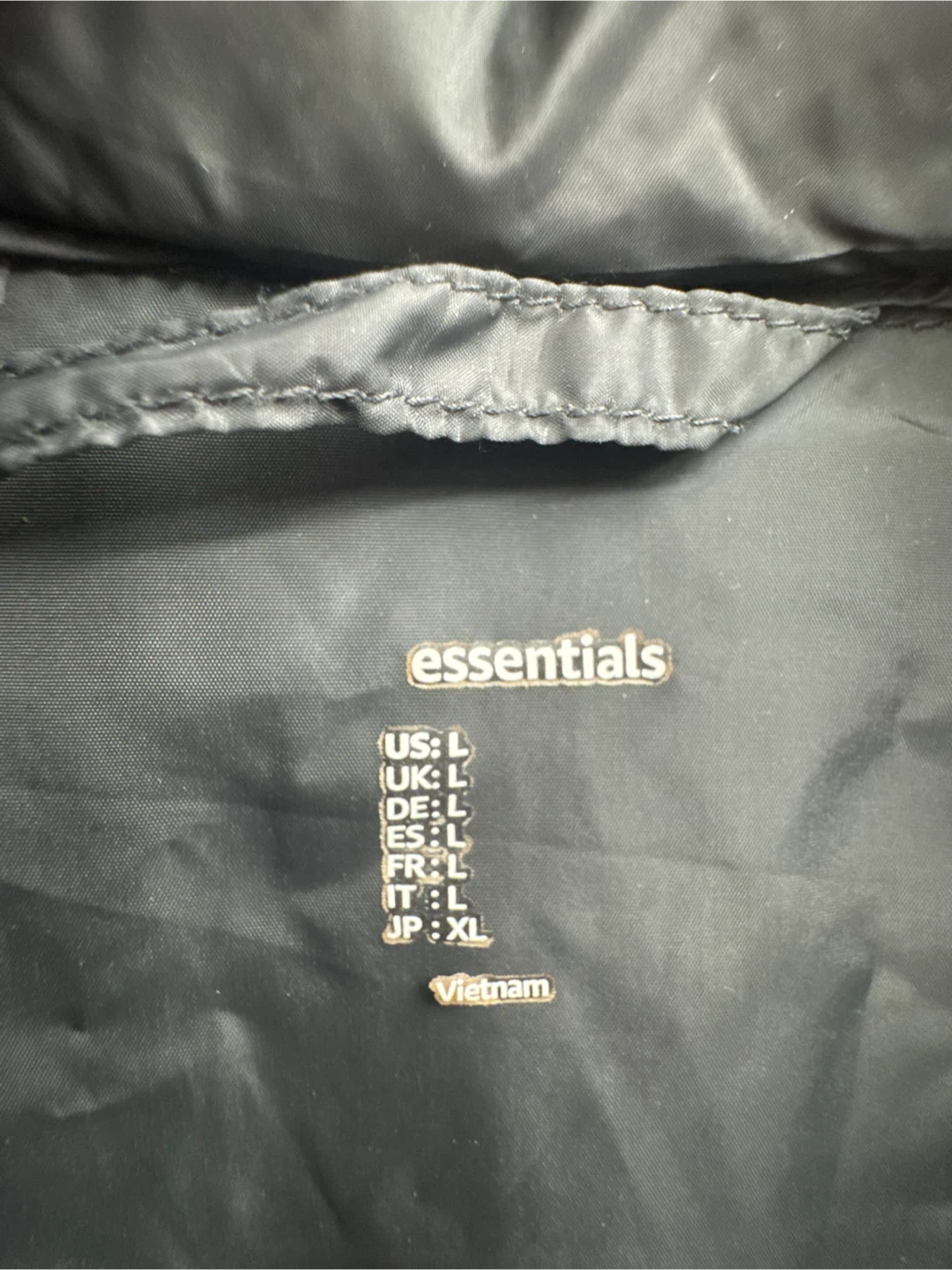 Essentials Gray Puffer Jacket - photo 2