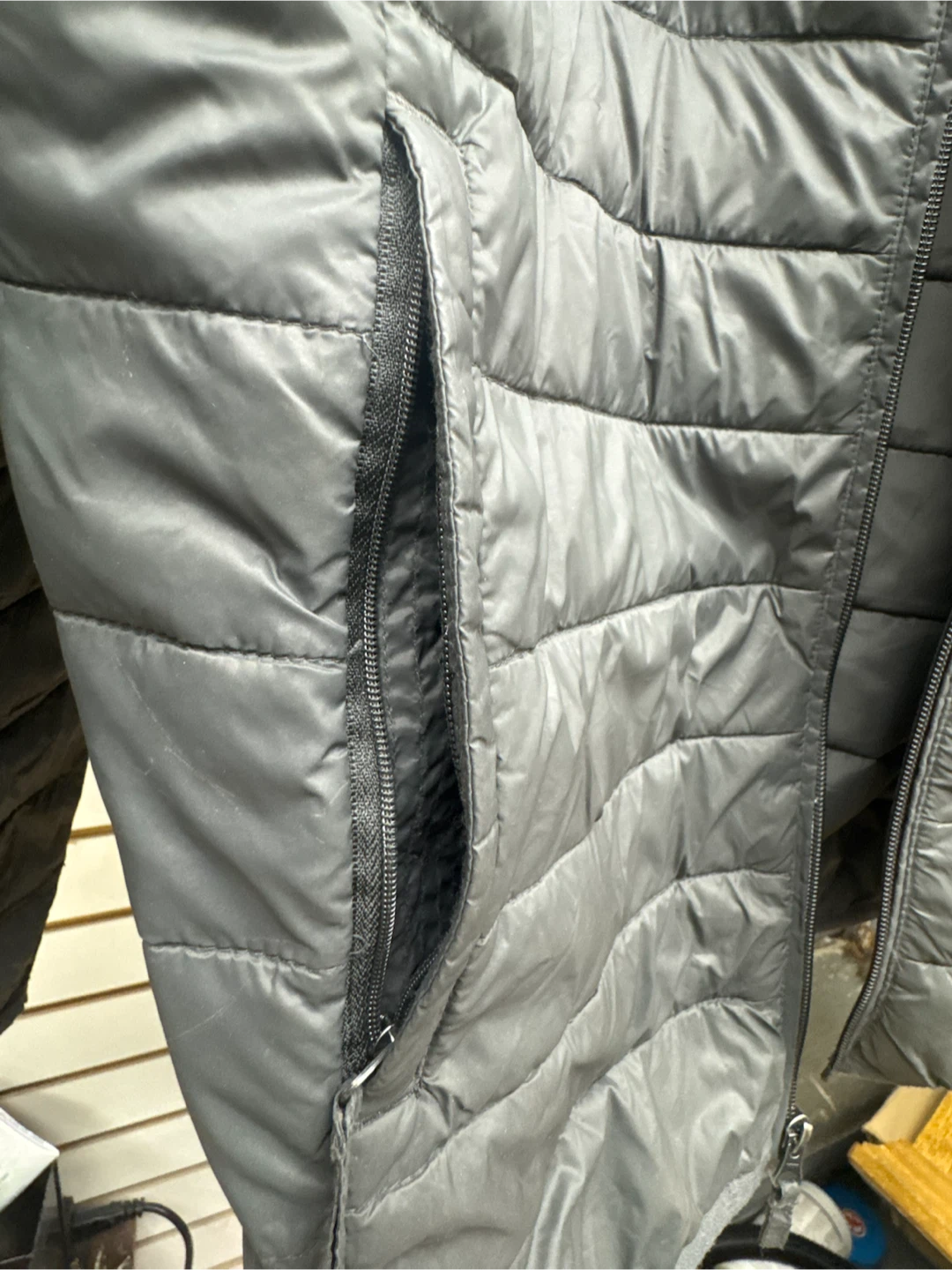 Essentials Gray Puffer Jacket - photo 4