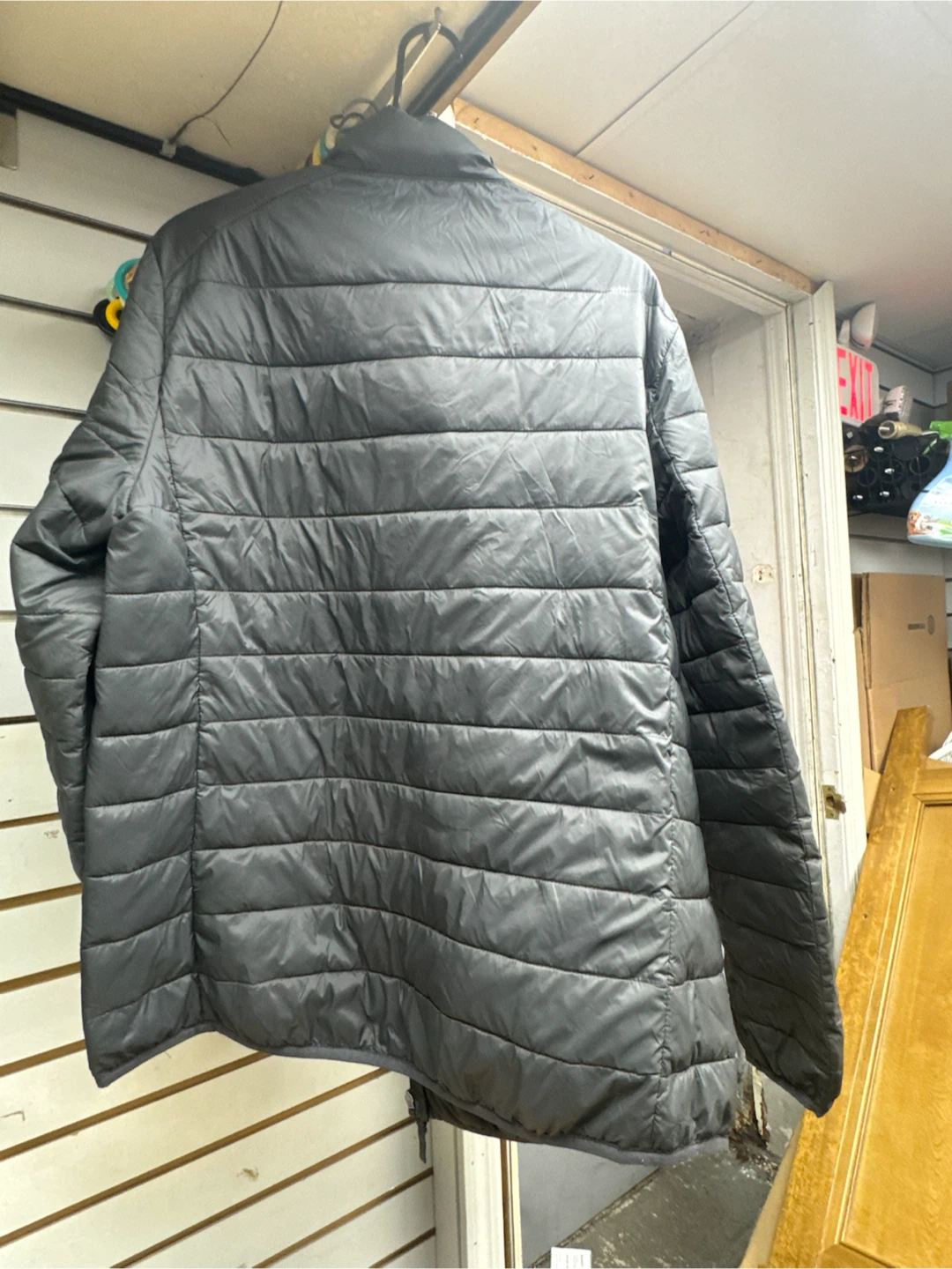 Essentials Gray Puffer Jacket - photo 5