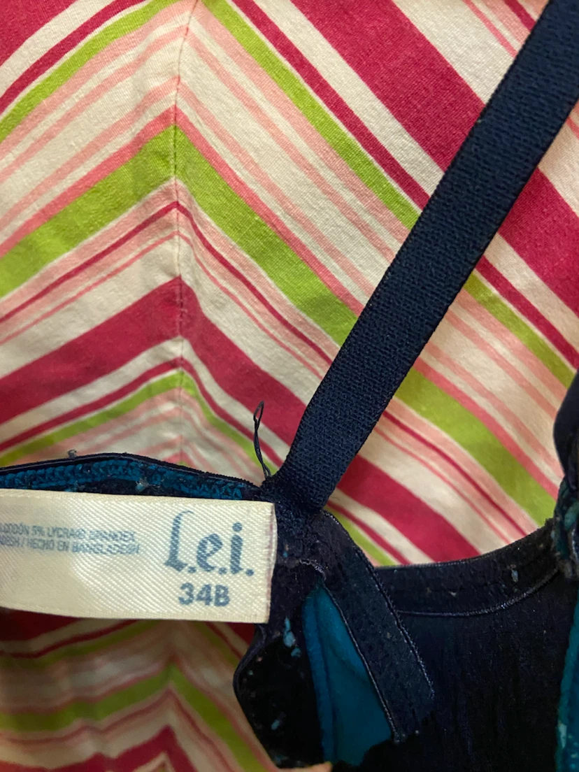 Lei Blue Bra Size 34B - photo 2