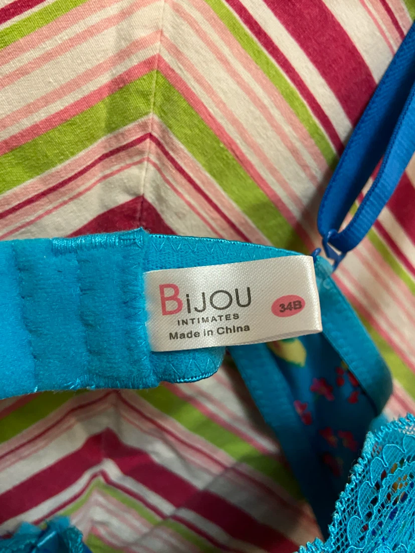 Bijou Intimates Floral Bra Size 34B - photo 2