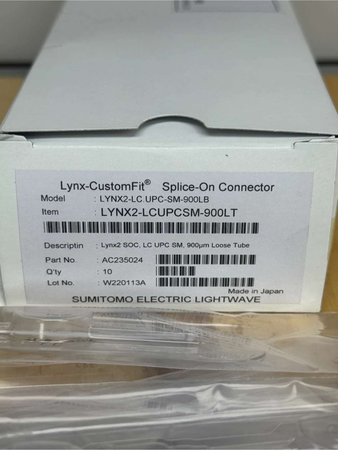 Sumitomo Lynx-CustomFit Splice-On Connectors (10 Pack) - photo 2