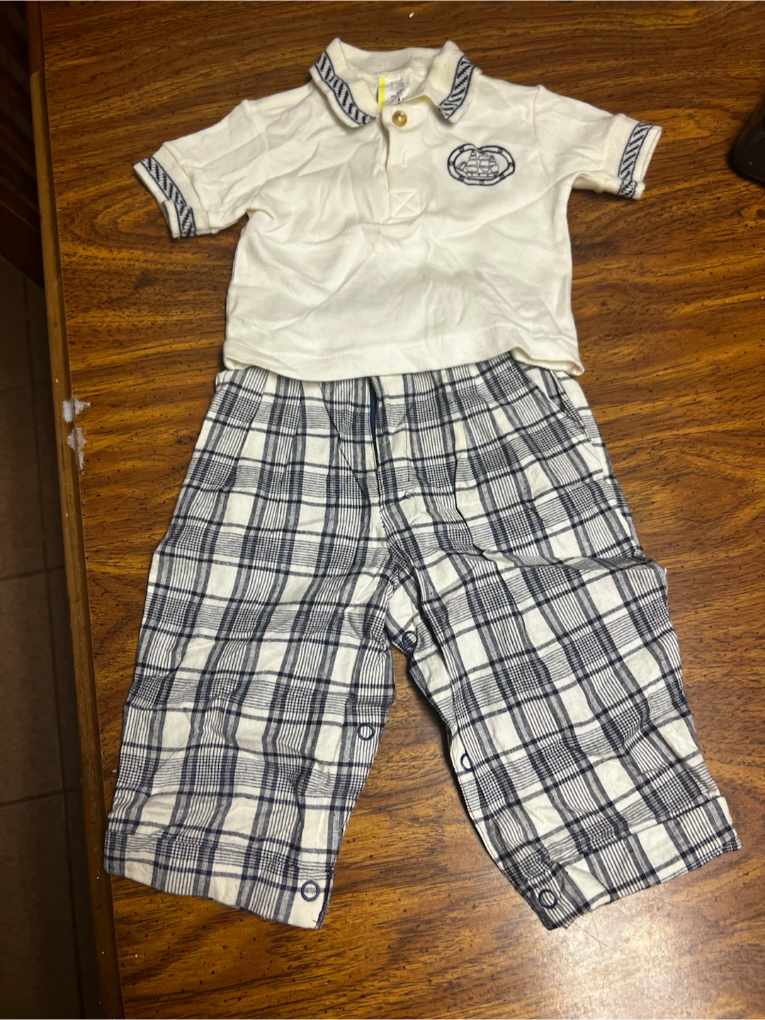Baby Boys Sailor Outfit 12 Months