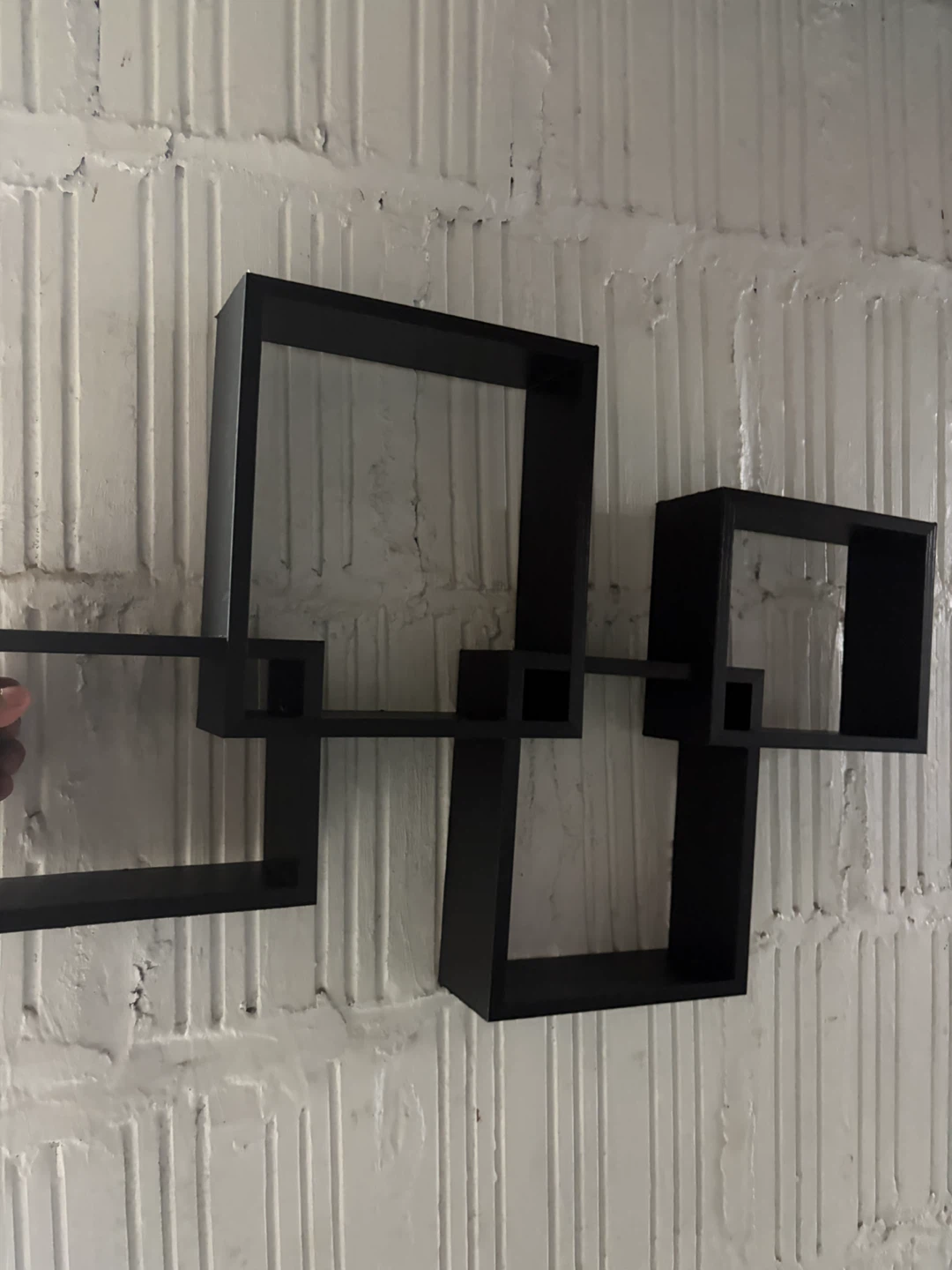 Modern Interlocking Wall Shelf Set