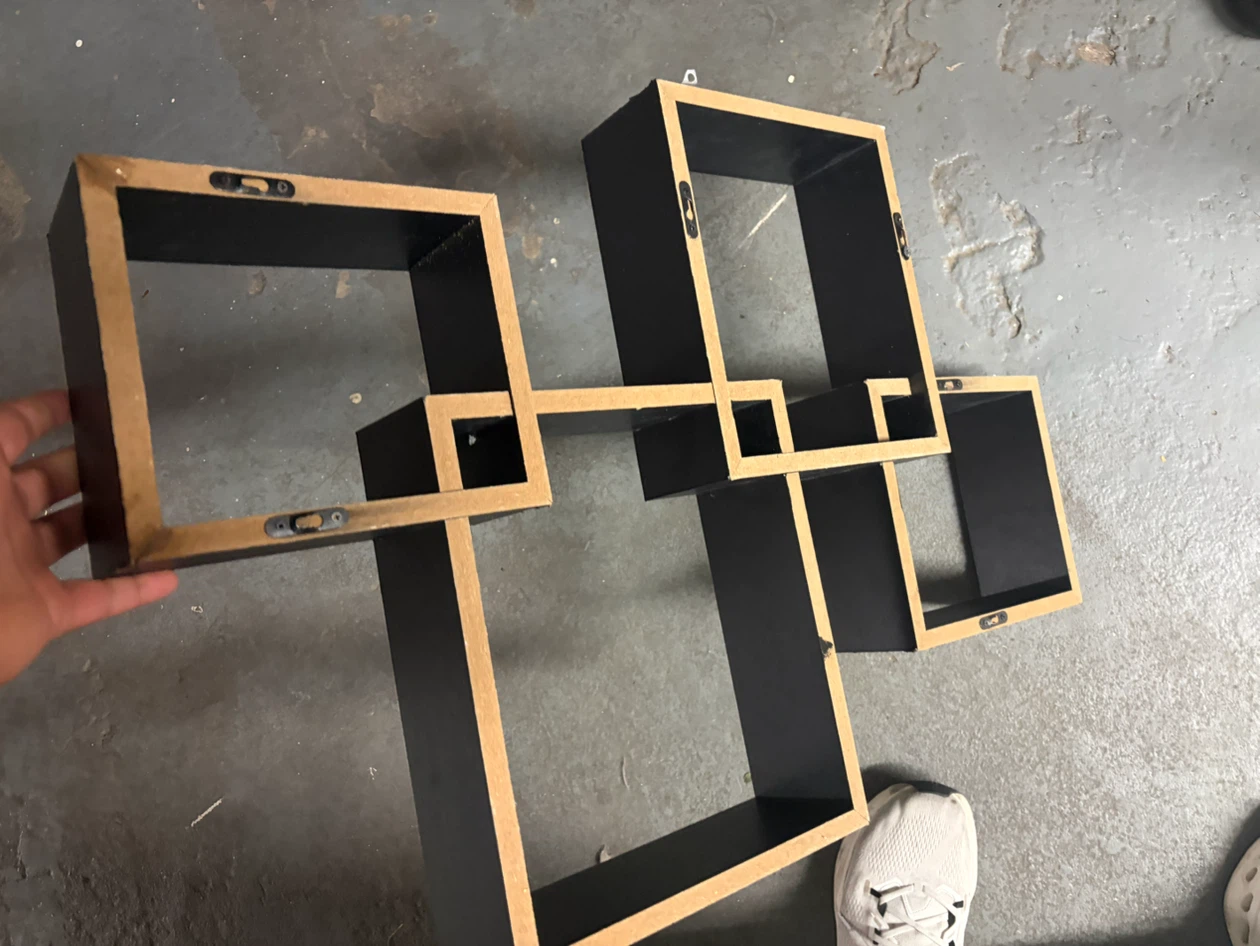 Modern Interlocking Wall Shelf Set - photo 2