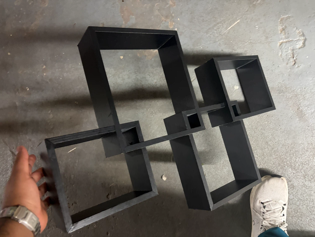 Modern Interlocking Wall Shelf Set - photo 3