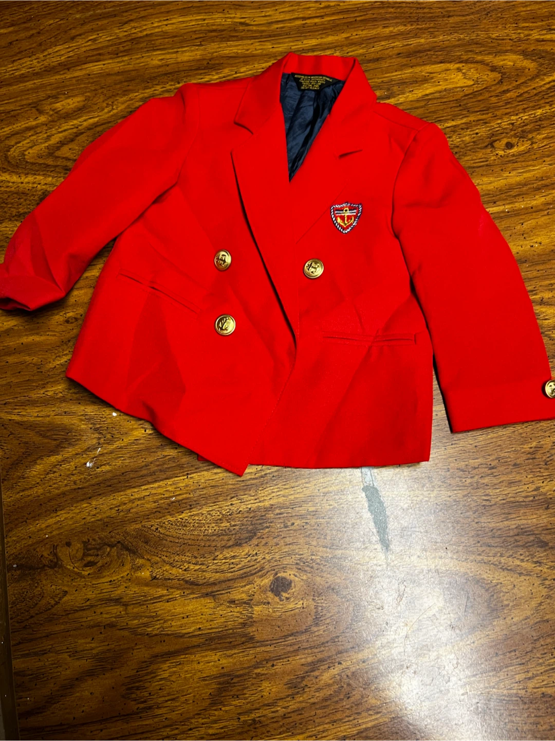 All Dressed Up Red Blazer Size 2T