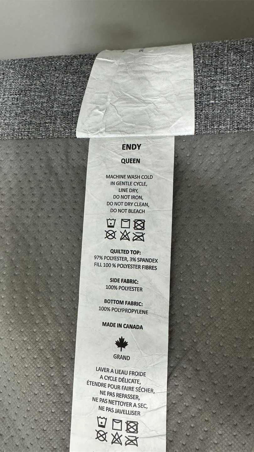 Endy Queen Mattress – Like New (Only 6 Months Old) - photo 4