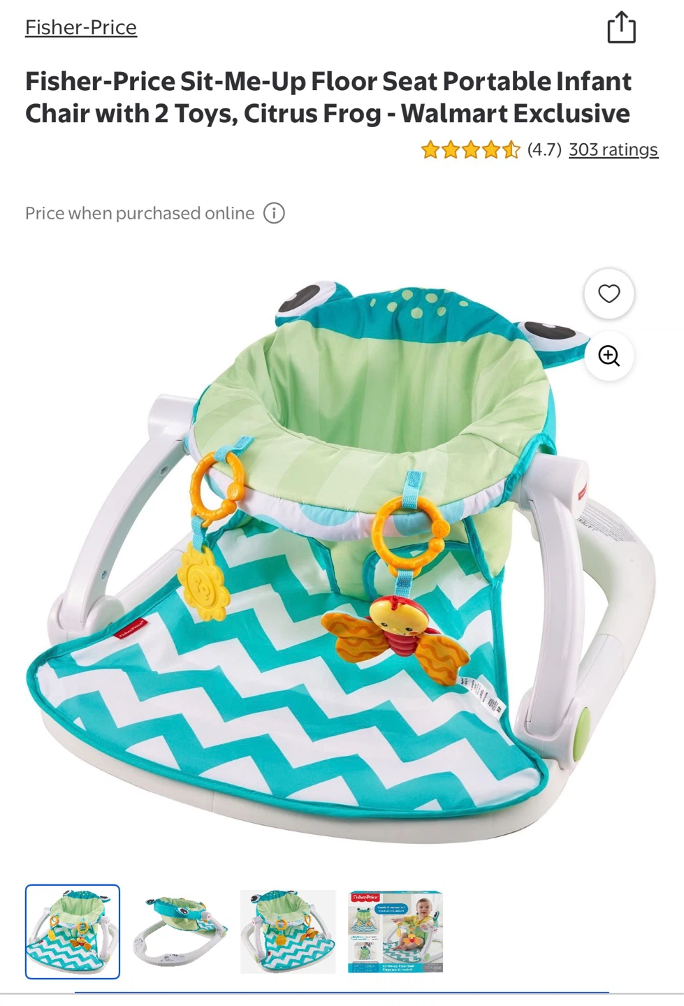 Fisher-Price Sit-Me-Up Infant Floor Seat