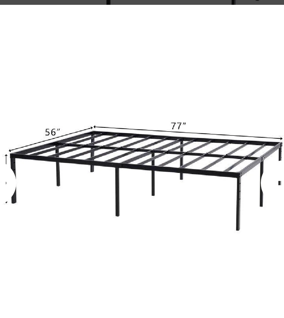 Full Size Black Metal Bed Frame
