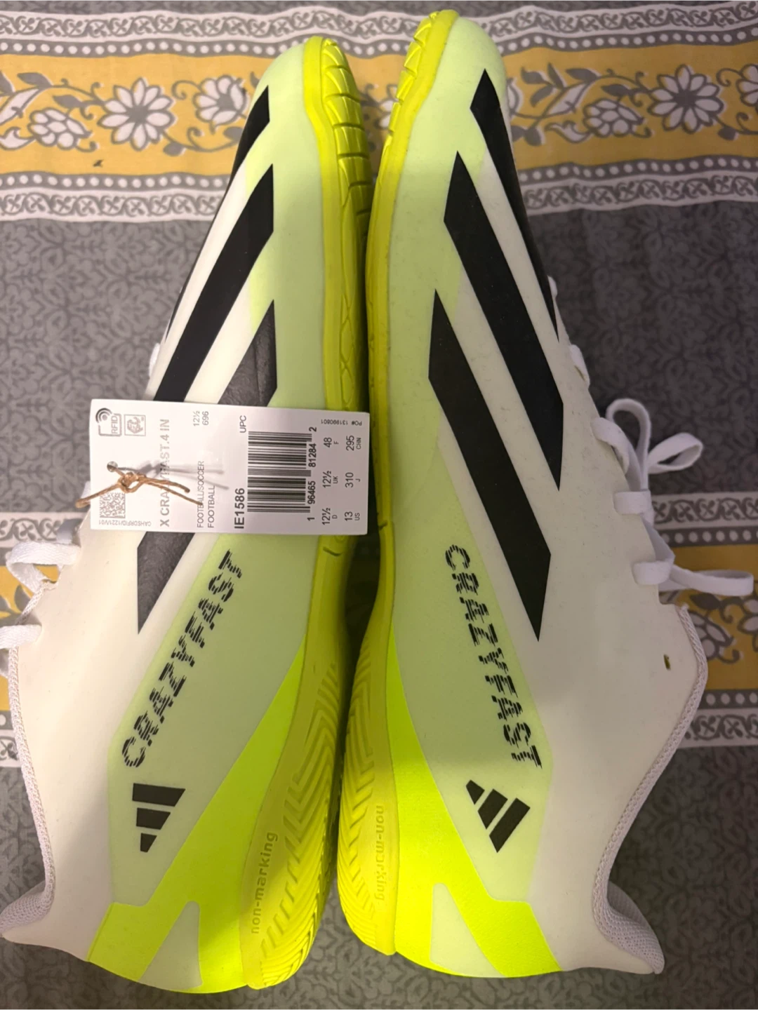 NEW Adidas X Crazyfast.4 Indoor Soccer cleats