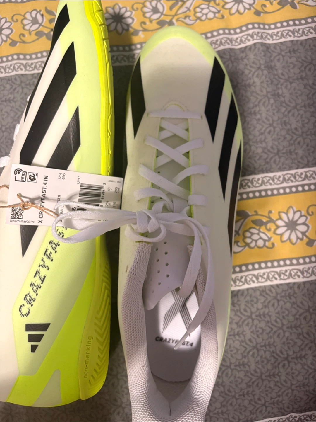 NEW Adidas X Crazyfast.4 Indoor Soccer cleats - photo 5