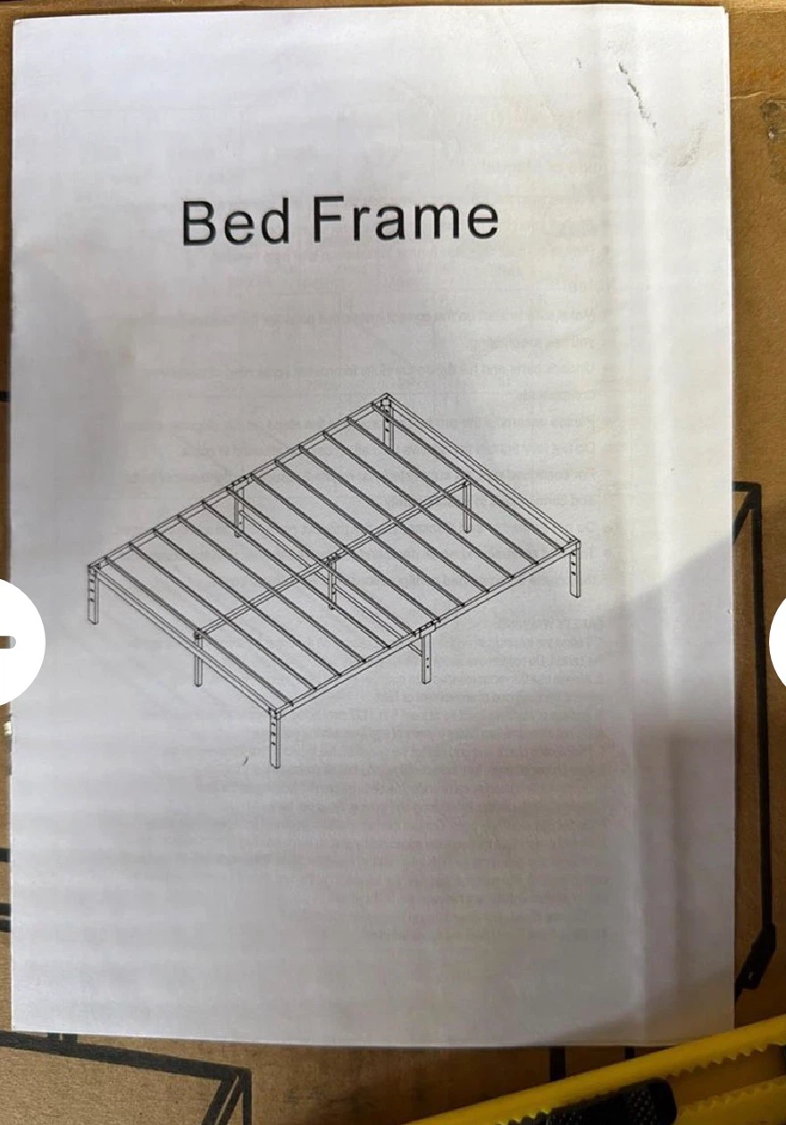 NEW-Queen Size Metal Platform Bed Frame - photo 3