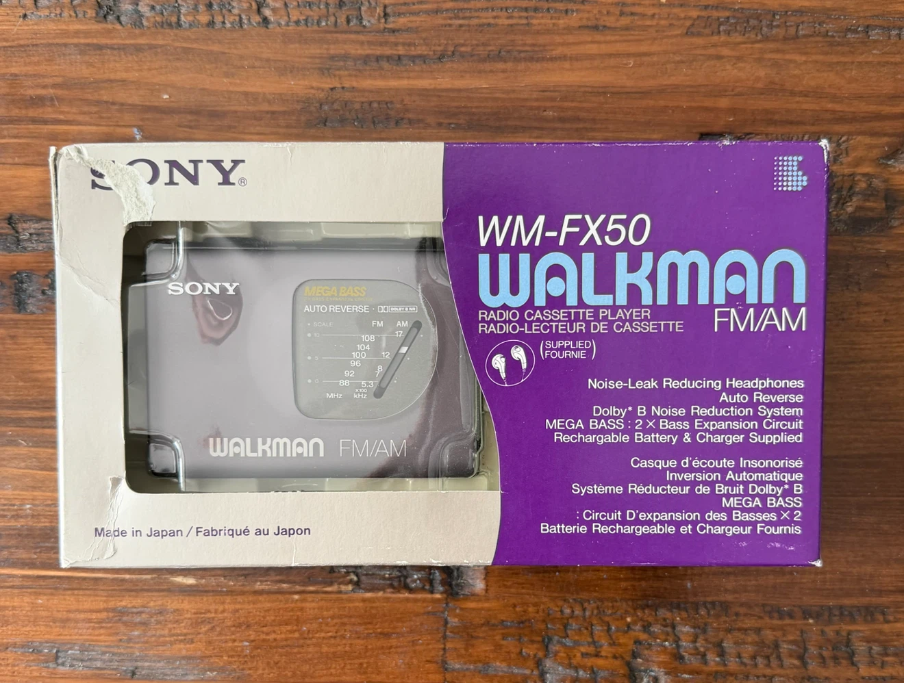 Sony Walkman WM-FX50 Radio Cassette Player