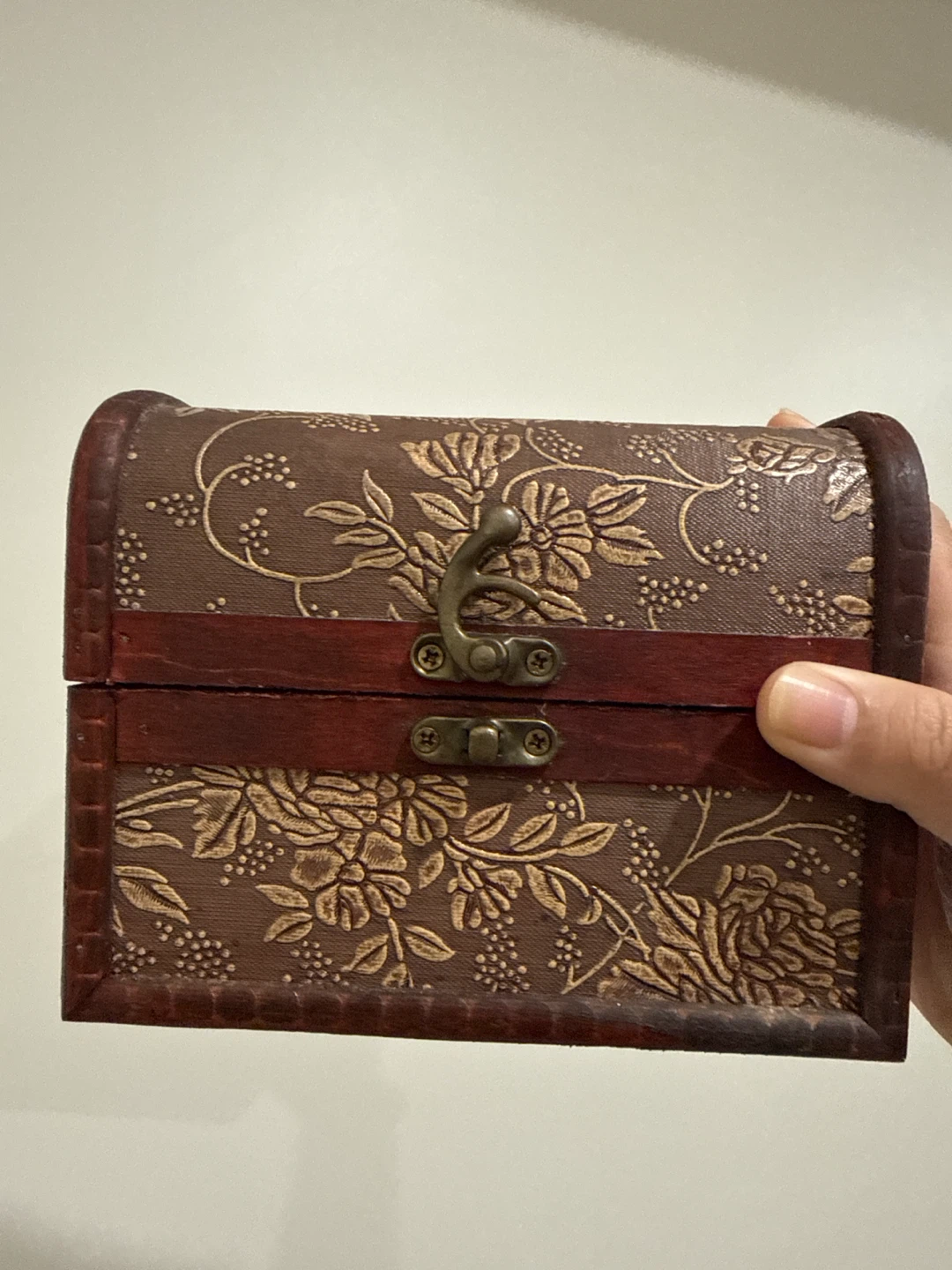 Small decorative wooden box