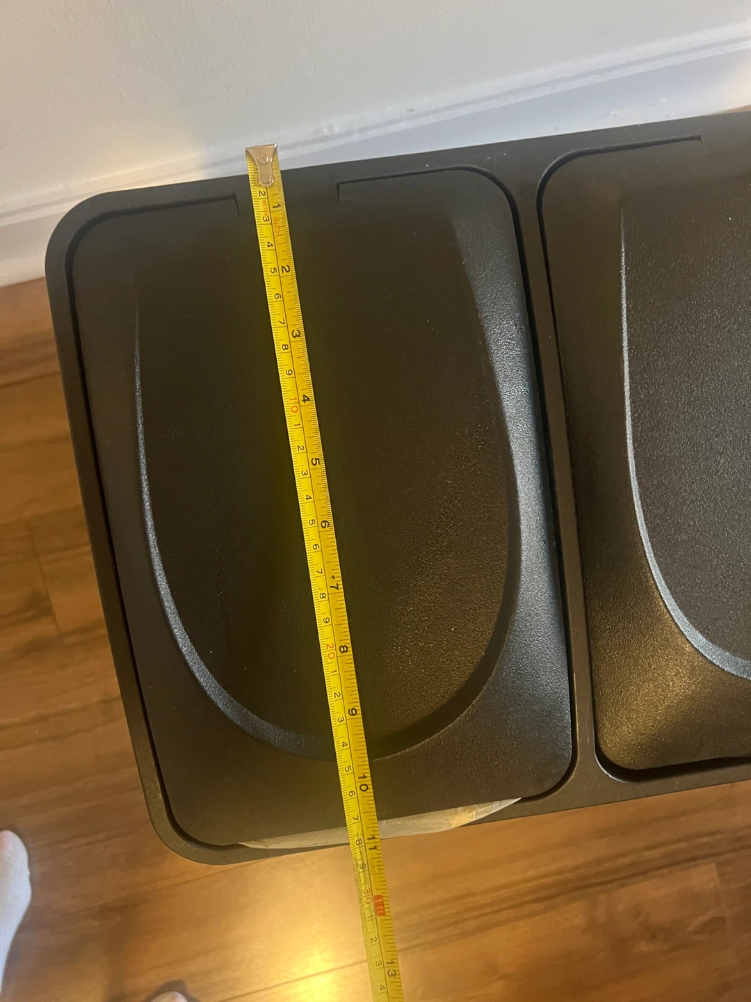 Stainless Steel Double Pedal Bin - photo 4