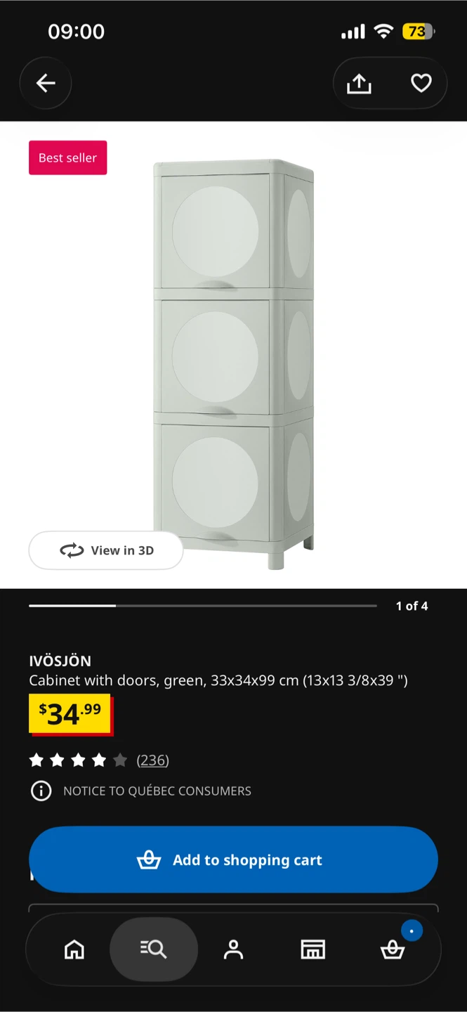 IKEA IVÖSJÖN storage cabinet - photo 2