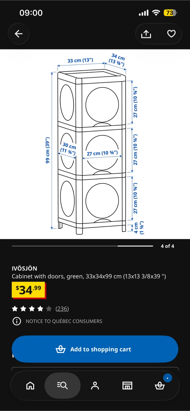 IKEA IVÖSJÖN storage cabinet - photo 3