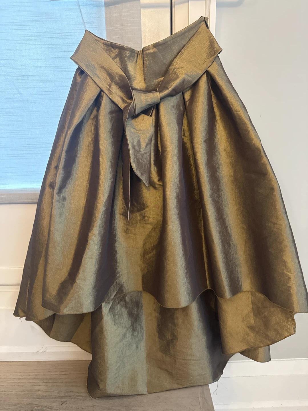 YaYa & Co. Hi Lo Solid Tea Skirt
