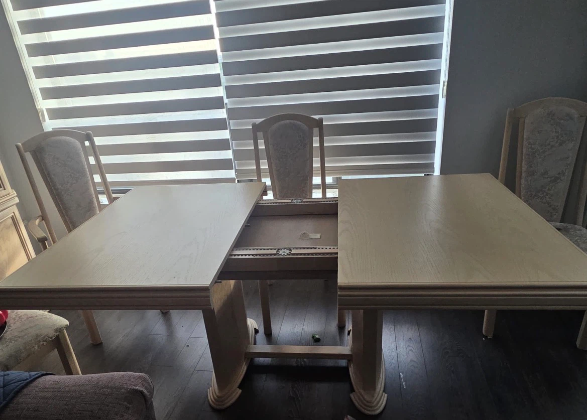 Dining Room Set with Table, Chairs, and China Cabinet - photo 2