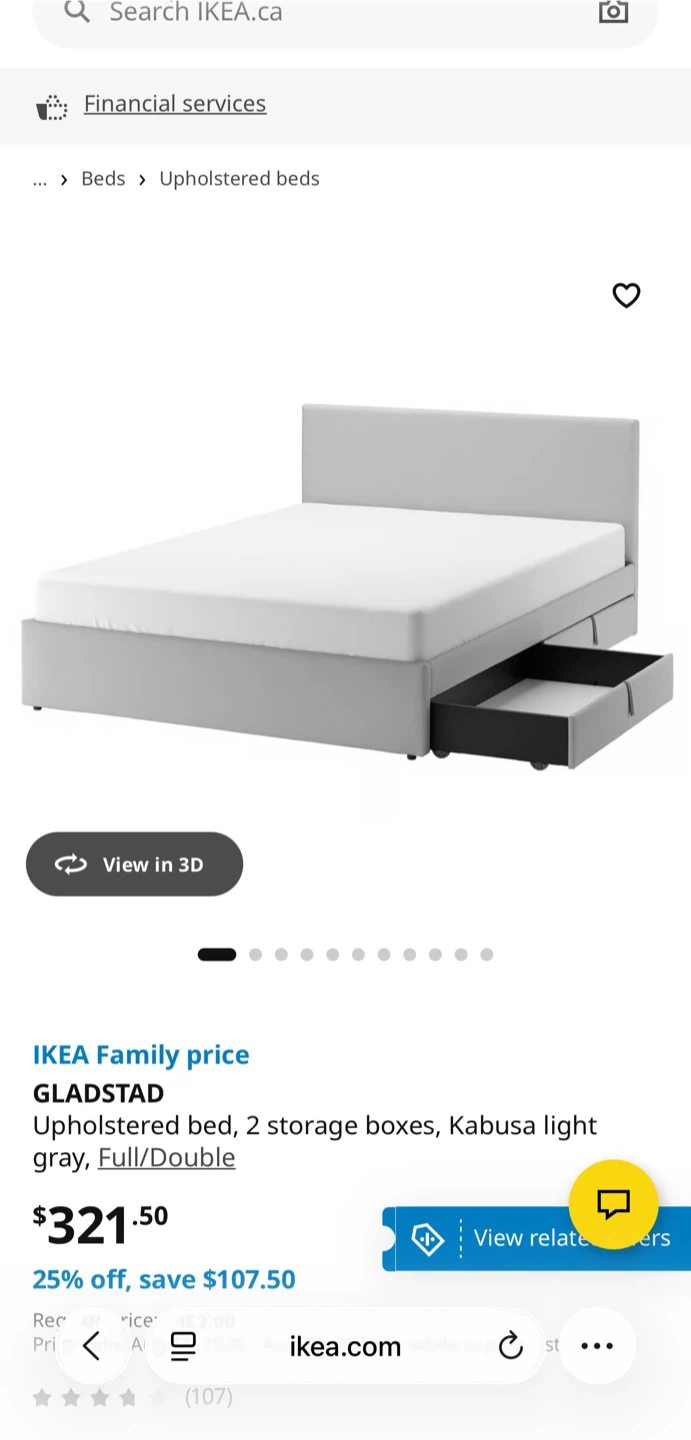 Double Bed with Storage + Mattress - photo 3