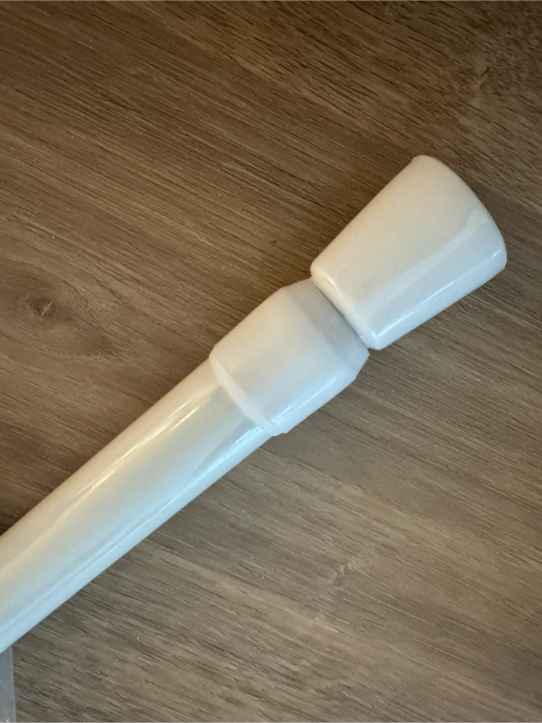 White Adjustable Spring Tension Rod - photo 5