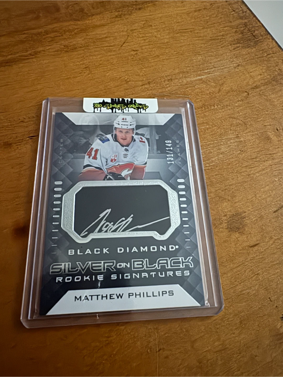 Matthew Phillips 2021-22 Black Diamond Rookie Auto Card