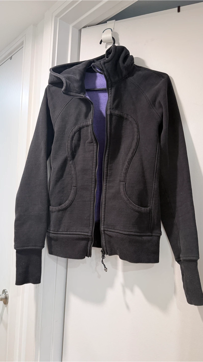Lululemon Scuba  Black Full-Zip Hoodie Jacket