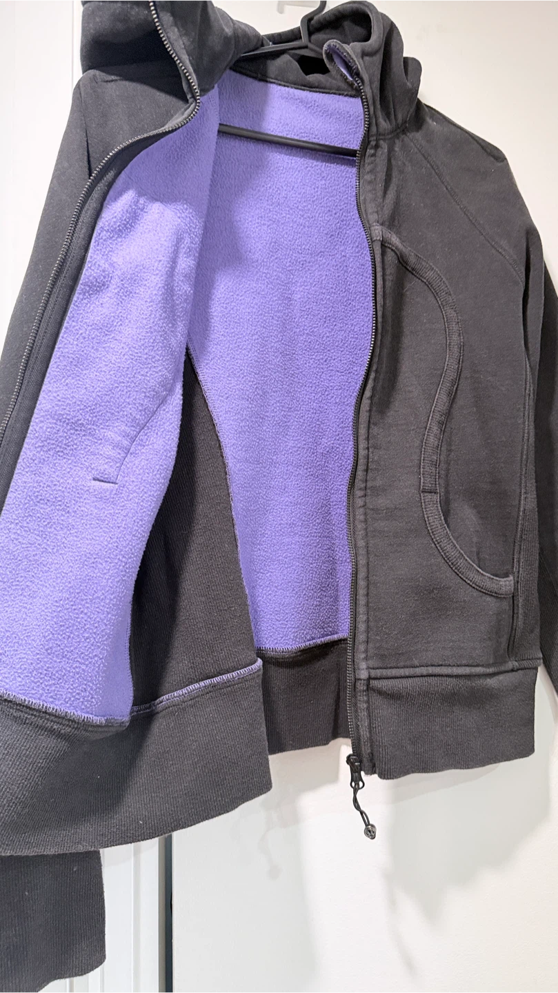 Lululemon Scuba  Black Full-Zip Hoodie Jacket - photo 3