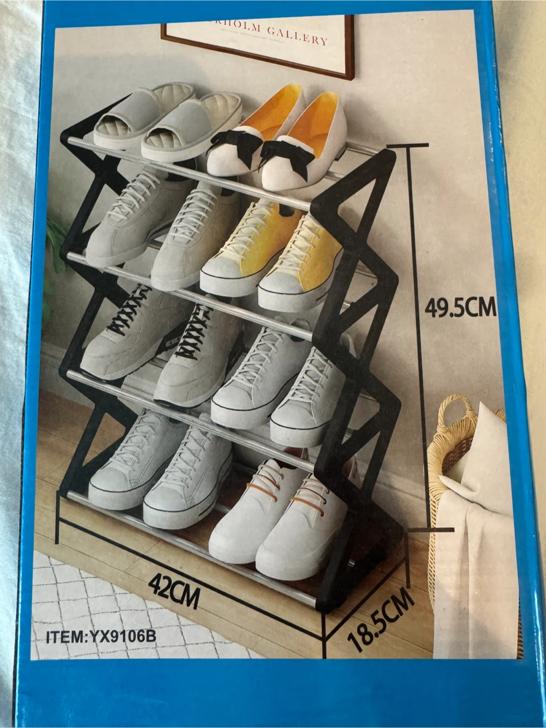 4-Tier Shoe Rack Organizer