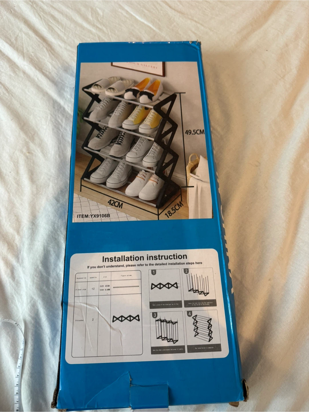 4-Tier Shoe Rack Organizer - photo 2