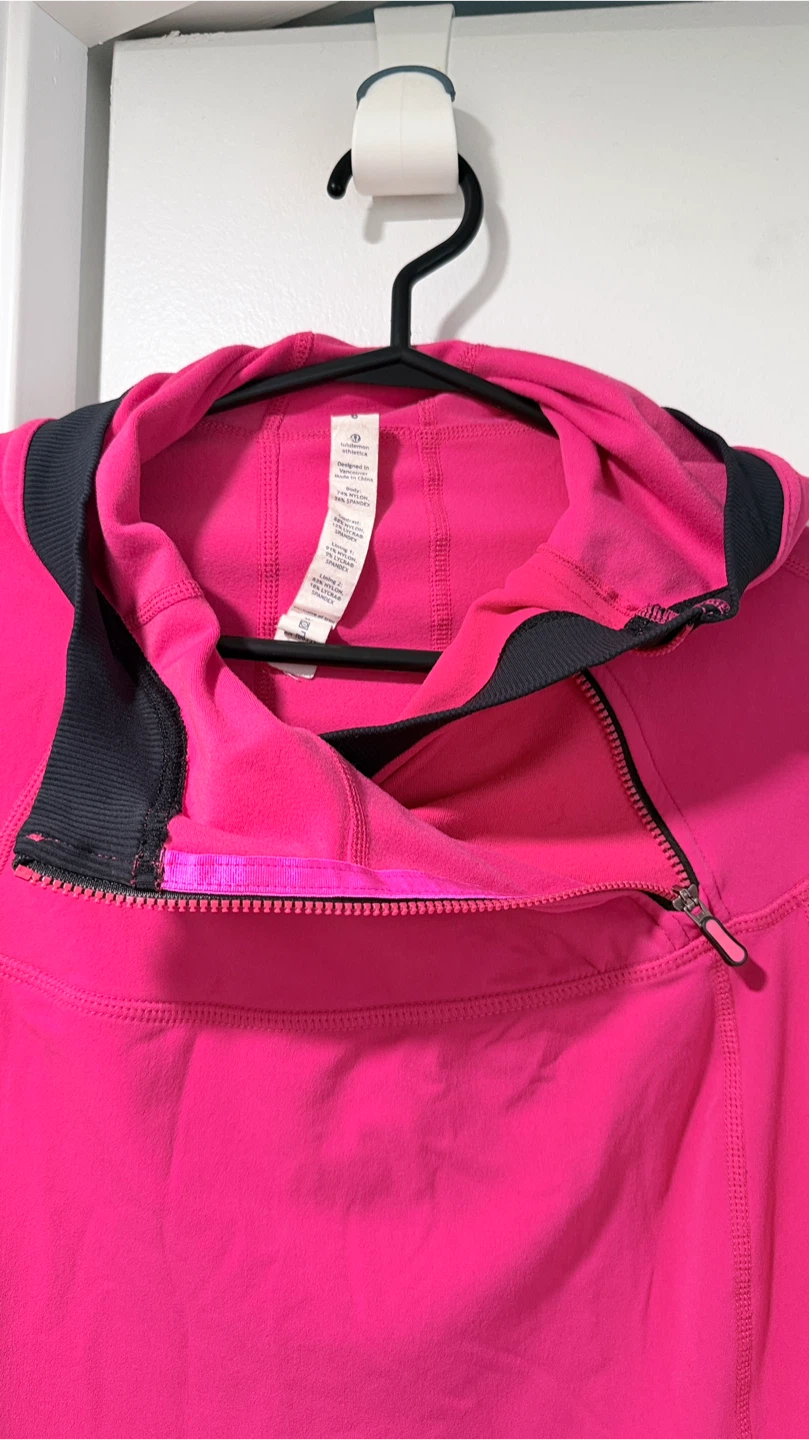 Lululemon Run For It Birds In Flight Pink Hoodie - photo 2