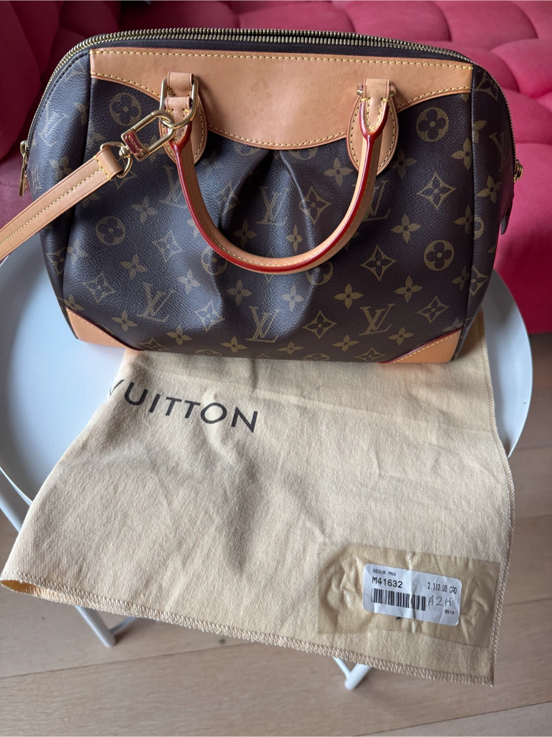 LOUIS VUITTON Monogram Tivoli GM Large Shoulder Bag Strap