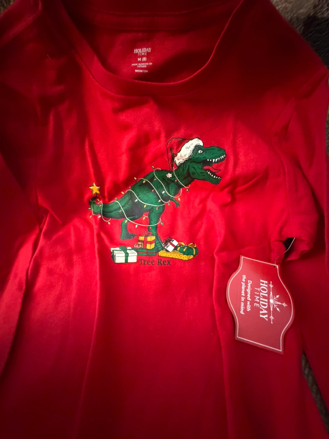 Holiday Time Tree Rex Long Sleeve Shirt - photo 3