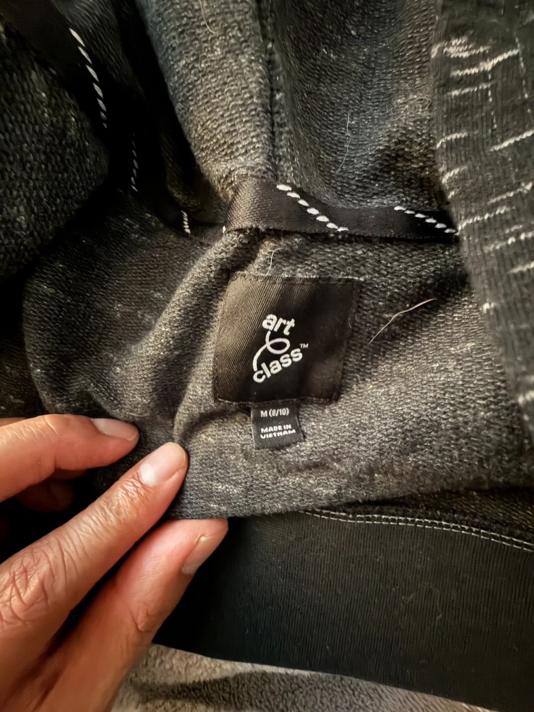 Art Class Zip-Up Hoodie Black Size M (8/10) - photo 3