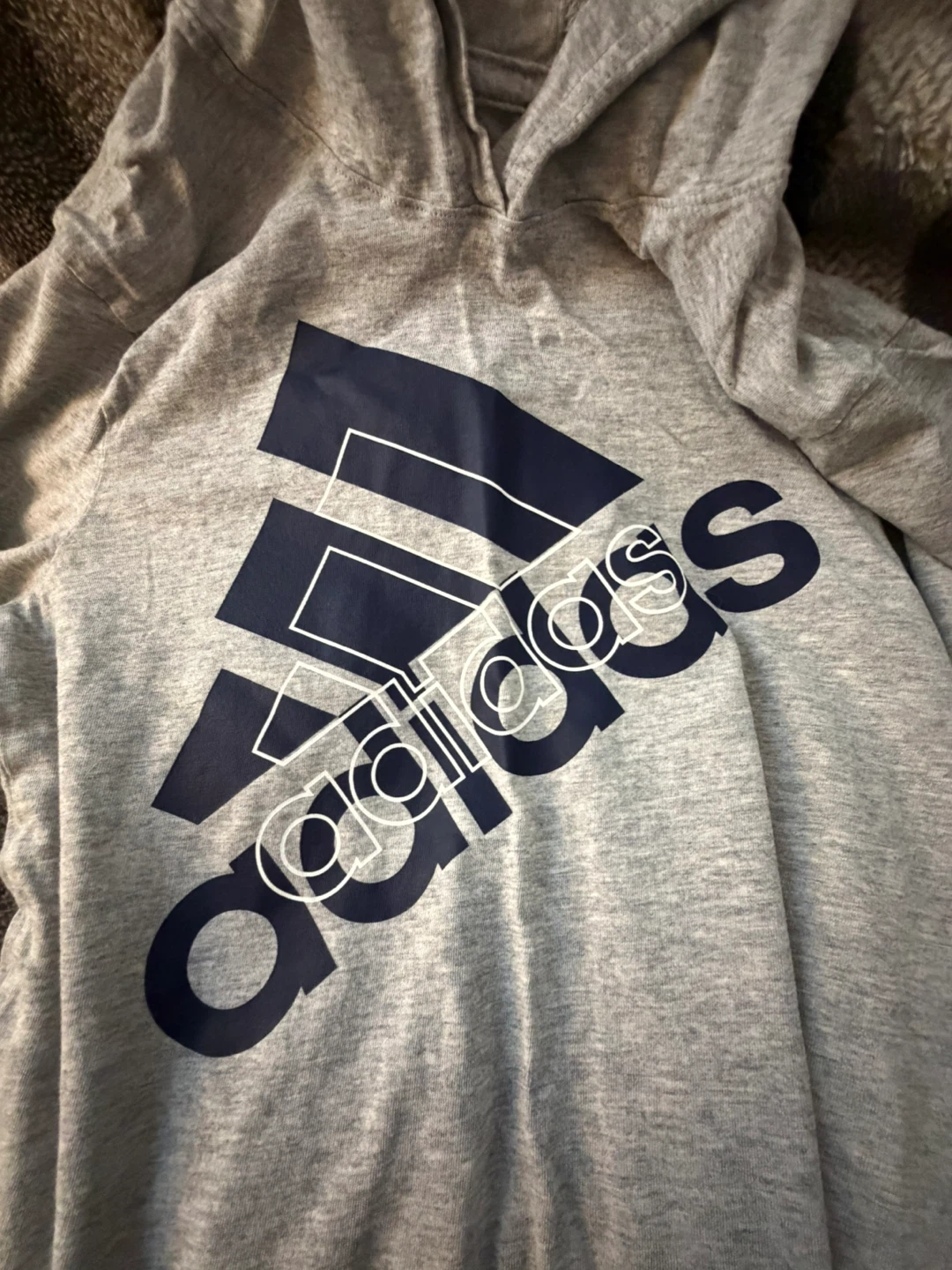 Adidas Kids Gray Hoodie - photo 2