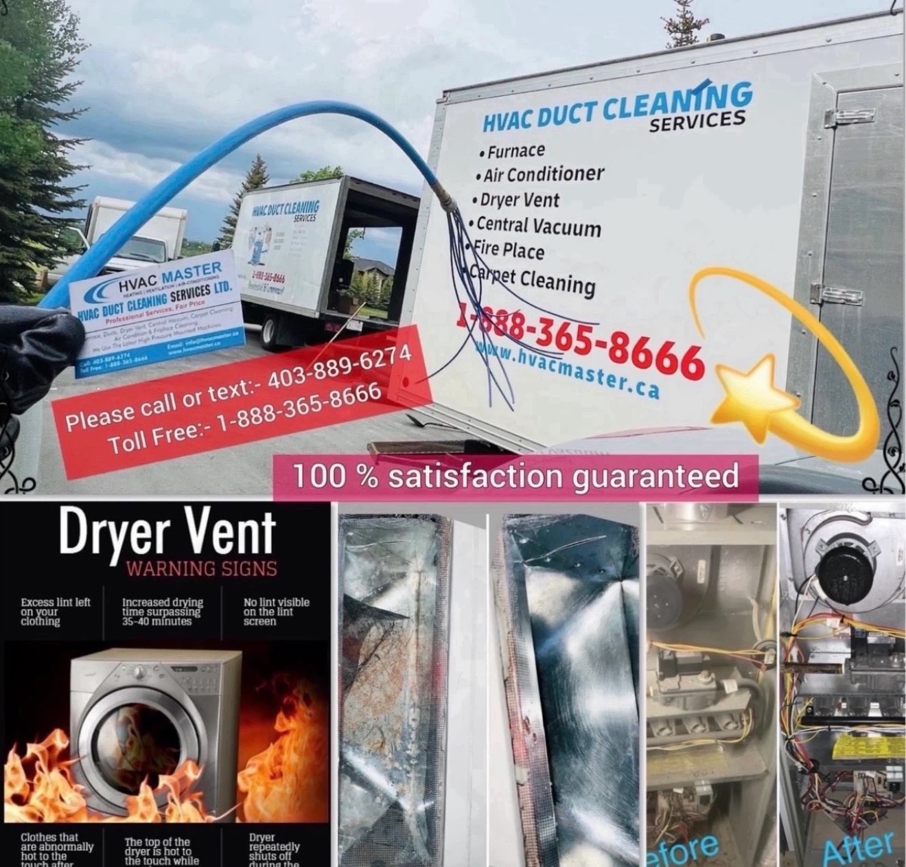 Complete Furnace & Duct cleaning only $119  4038896274 - photo 2