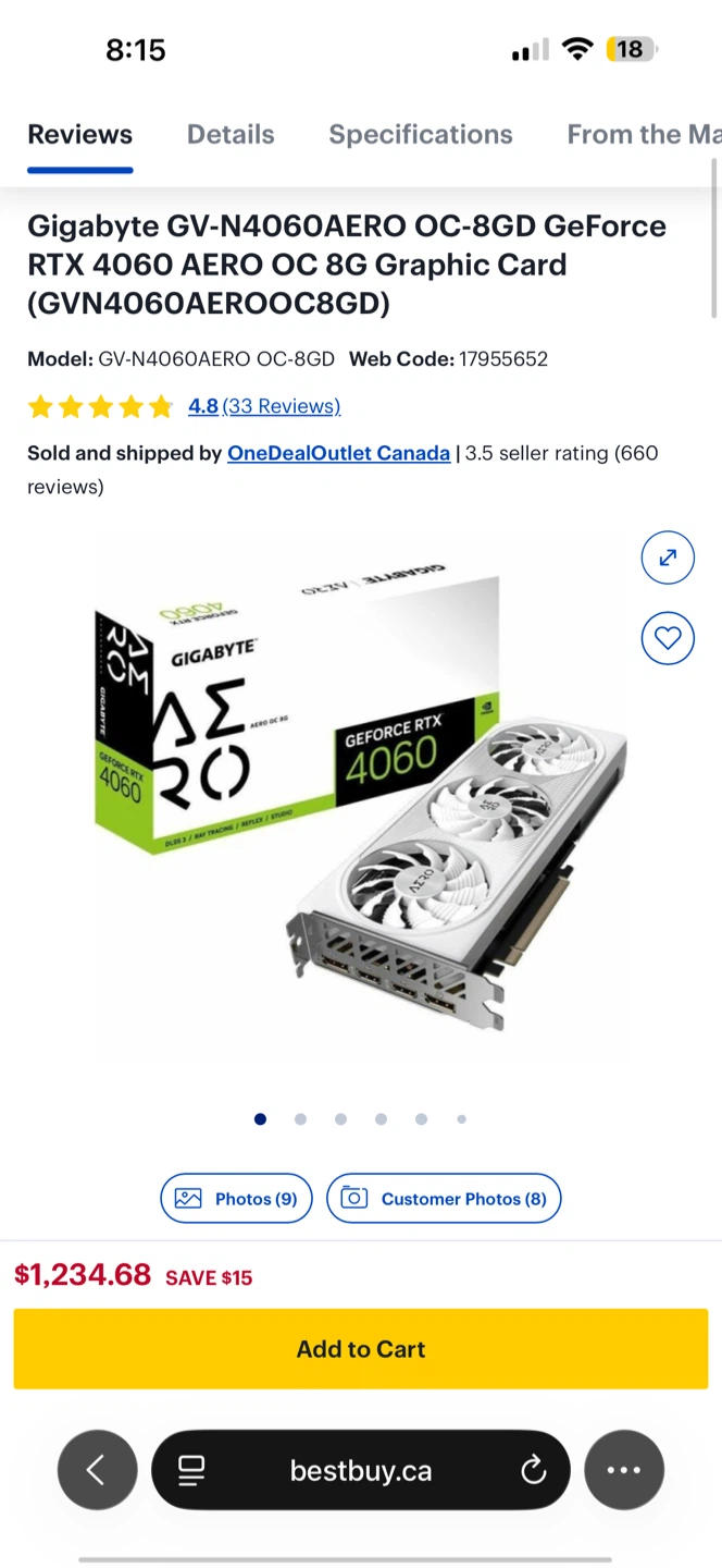 AERO 4060 OC GPU